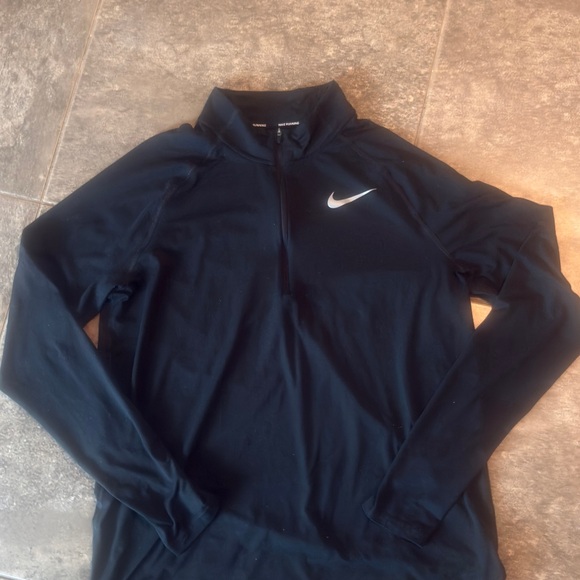 Nike Midnight Black Quarter-Zip Top - Picture 1 of 4